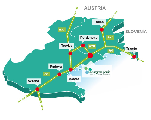 mappa regione veneto